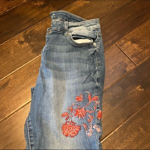 Floral Jeans